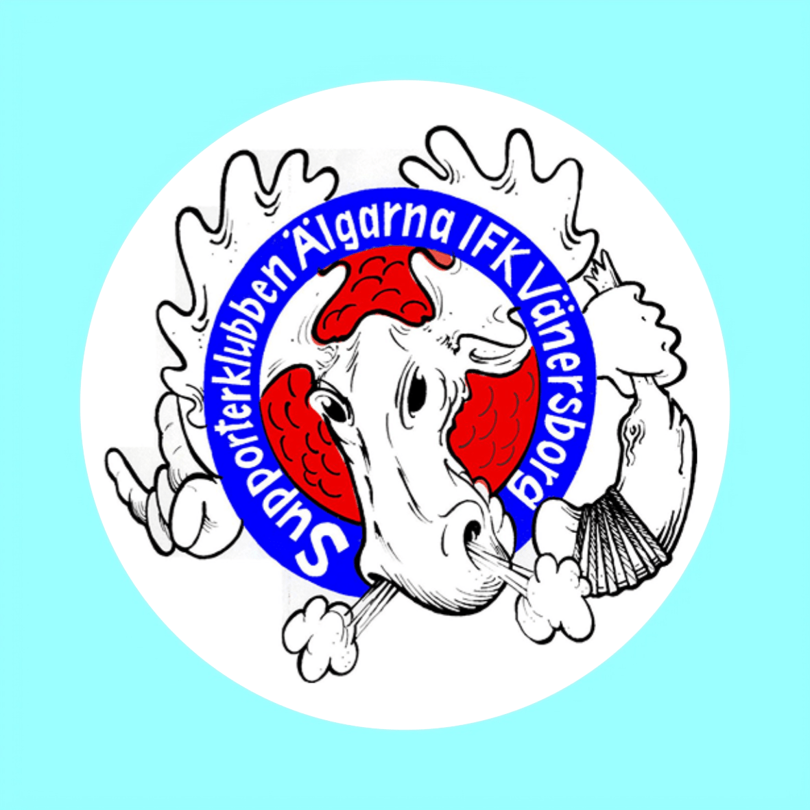 Klistermärke – Supporterklubben Älgarna